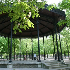 Kiosque du jardin du Luxembourg